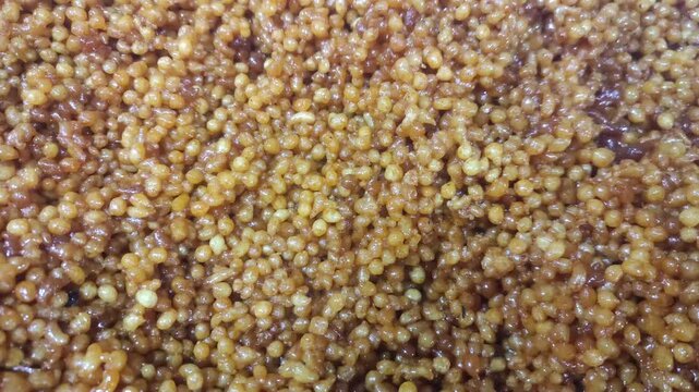 Bangladeshi sweet snacks called Bunmdia. Burinda. It is served in iftar or iftari in ramadan.