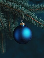 Festive ornament for Christmas with a symbolic image representing the holiday season and its cheerful atmosphere, ideal as a copy space image.