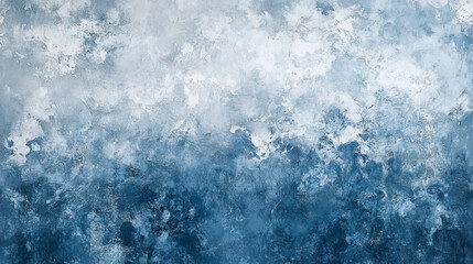 Fototapeta premium Oil painting seascape, dark blue sea abstraction, textured canvas