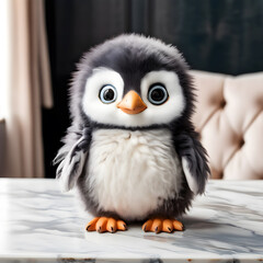 Fototapeta premium Penguin Fur Toy