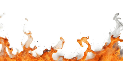 Dynamic abstract image of an orange flame-like burst with fluid shapes and light sparks, set against a minimalist light background.
