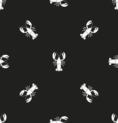 escorpion patron blanco y negro