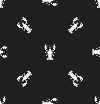 escorpion patron blanco y negro