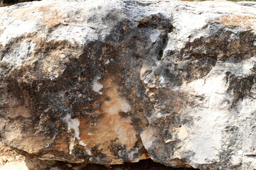 Texture and structure of stone and concrete. Natural background.