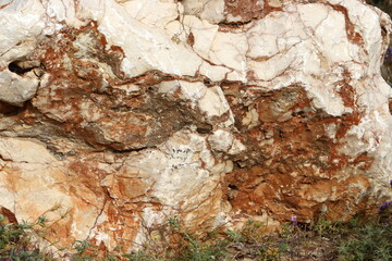 Texture and structure of stone and concrete. Natural background.