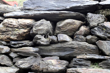 Texture and structure of stone and concrete. Natural background.
