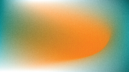 Orange Teal Grainy Color Gradient Background Abstract Header Banner Design 