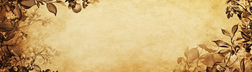 Obraz premium Ornate vintage frame with copy space for text or design.