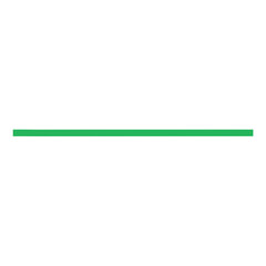 Obraz premium green thin line vector without background