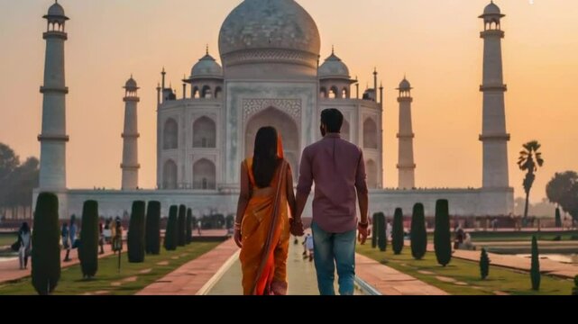 taj mahal in agra country