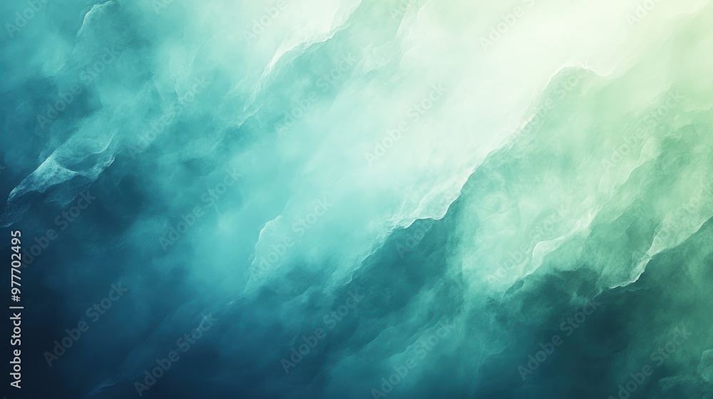 Poster a serene abstract background featuring flowing colors and soft textures, perfect for creative projec