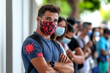 Coronavirus vaccines being administered globally, with people lining up to receive their doses in the fight against COVID-19