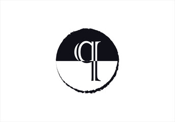 Letter Q logo initial design template