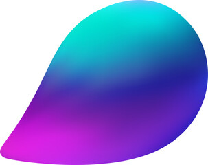 Abstract 3D shape gradient element