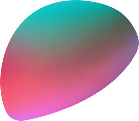 Abstract 3D shape gradient element