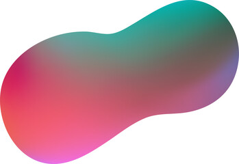 Abstract 3D shape gradient element