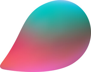 Abstract 3D shape gradient element