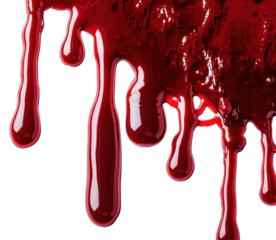 PNG Photo of realistic bloood dripping backgrounds refreshment splattered.