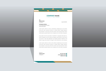 Modern business and corporate letterhead template
