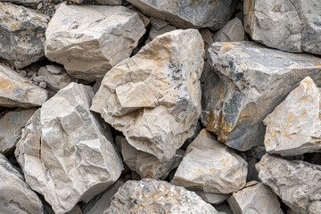 Closeup view of decomposed granite stones showcasing natural texture and coloration