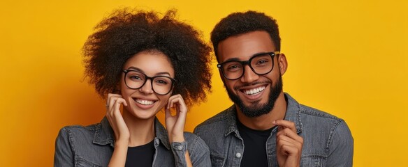 The Young Smiling Couple