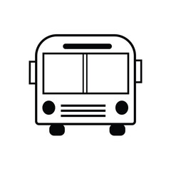 Bus icon set. bus vector icon, Bus icon vector for web and mobile app. Bus sign and symbol. car vector illustration for web design, isolated on white background .