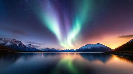 Southern Hemisphere, polar night, aurora brilliance.