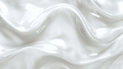 Naklejka premium calming seamless pattern of subtle white glossy soft waves texture overlay abstract background