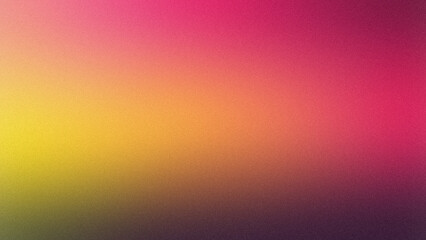 Fundo gradiente desfocado blured rosa e amarelo. Capa para poster, cartaz, apresenta&ccedil;&atilde;o de produto. Banner para website. Fundo de tela, prote&ccedil;&atilde;o de tela. Fundo texturizado com efeito ru&iacute;do 