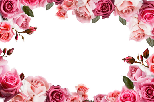 PNG Roses frame border rose backgrounds pattern.