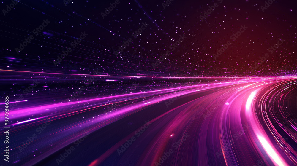 Poster speed movement design background concept featuring hi-tech digital technology elements. the dynamic 