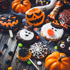 Image of collection of Halloween themed candies