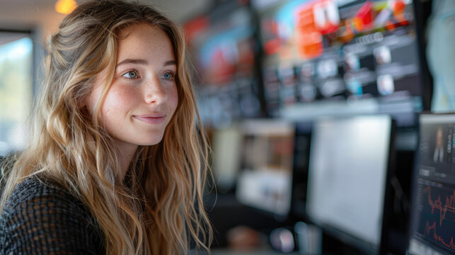 A teacher conducting a virtual lesson, with multiple students visible on a video call screen