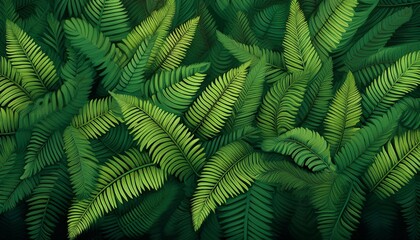 green leaves texture background, AI generated