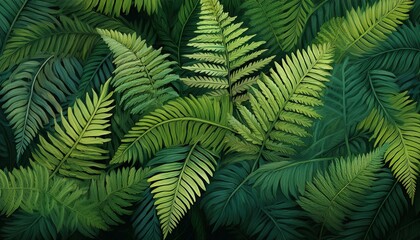 green leaves texture background, AI generated