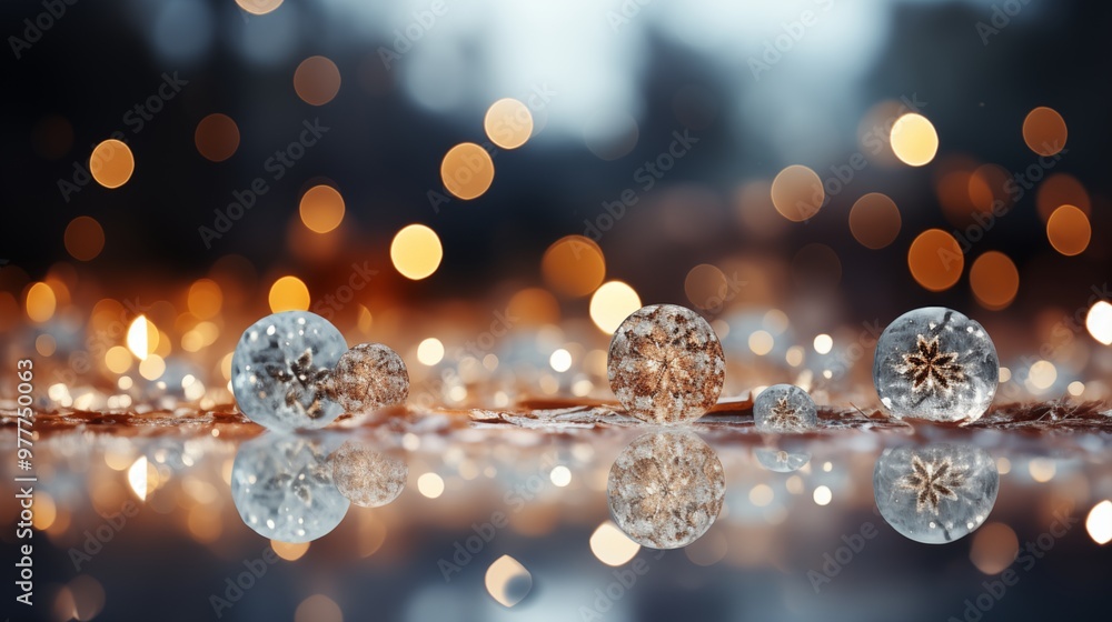 Poster white and silver glitter background with space for text, white and grey glitter bokeh . white bokeh 