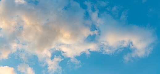 The sky is blue with a few clouds scattered throughout