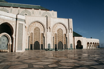 Hassan II mosque in Casa Blanca