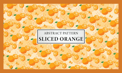 Slice an orange pattern