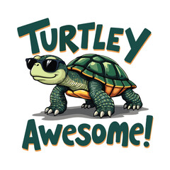 Obraz premium Funny animal typography vector illustration for t-shirts design