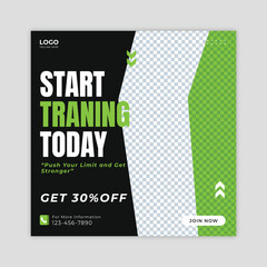 instagram fitness post design, training poster, gym social media post design, gym promotion post, body fitness banner, fitness post design, fitness banner post