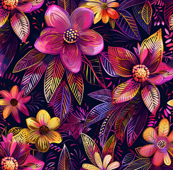 seamless floral background