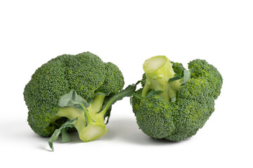 Broccoli on a white background
