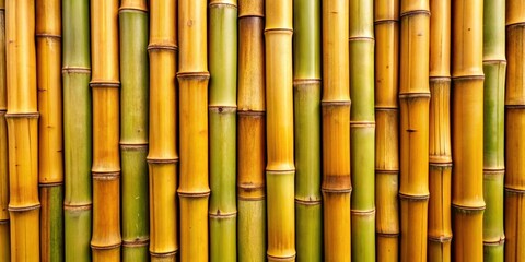 Fototapeta premium Close-up of natural bamboo texture background in high resolution
