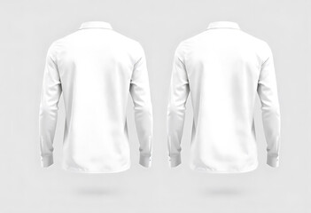 white shirt mockup isolated on white background. generative AI
