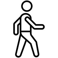 Walking Man Icon