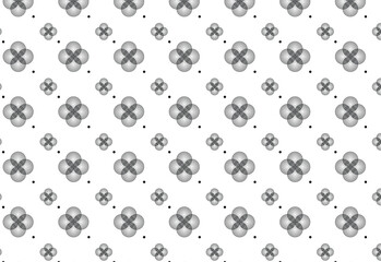 flower circle pattern black and white background for fabric prints, paper prints, poster designs, screens, wrapping paper, banner backgrounds, etc	