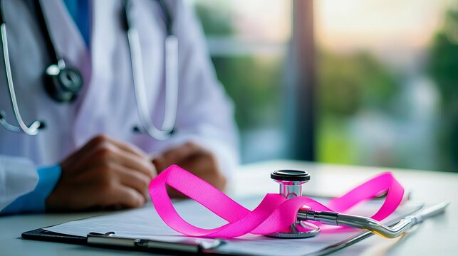 Patient consulting with an oncologist to discuss new treatment options