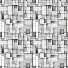 abstract square background, hand drawn , monochrome, seamless pattern