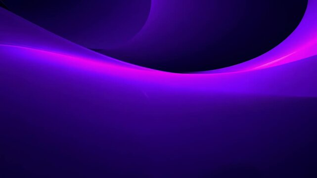 A swirling, abstract purple pattern fills the screen, creating a hypnotic effect. The rim light accentuates the edges of the pattern, pulsing softly to add depth and dimension, as the camera holds